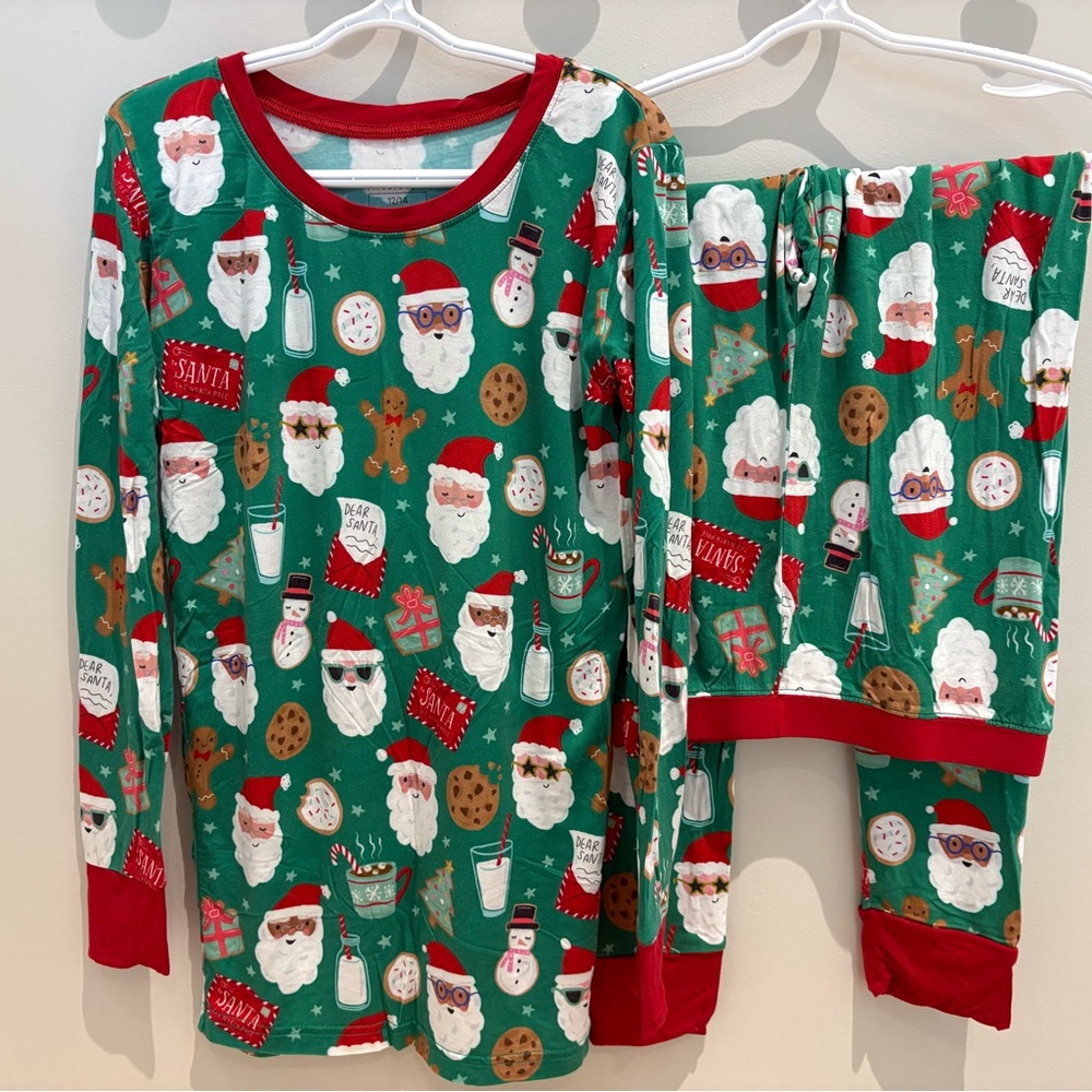 Little Sleepies Two Piece Holiday Pajama Set Size 12/14